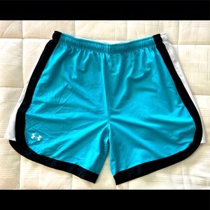 Under Armour women’s blue mesh shorts